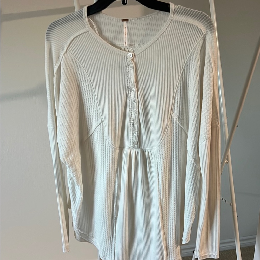 Free People White Top